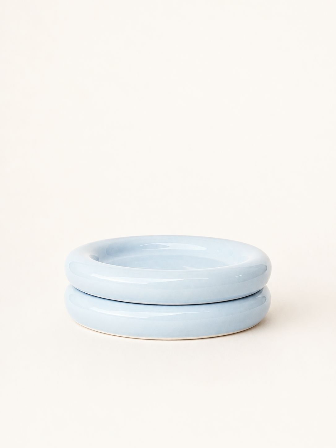 Huge Plate Sky Blue