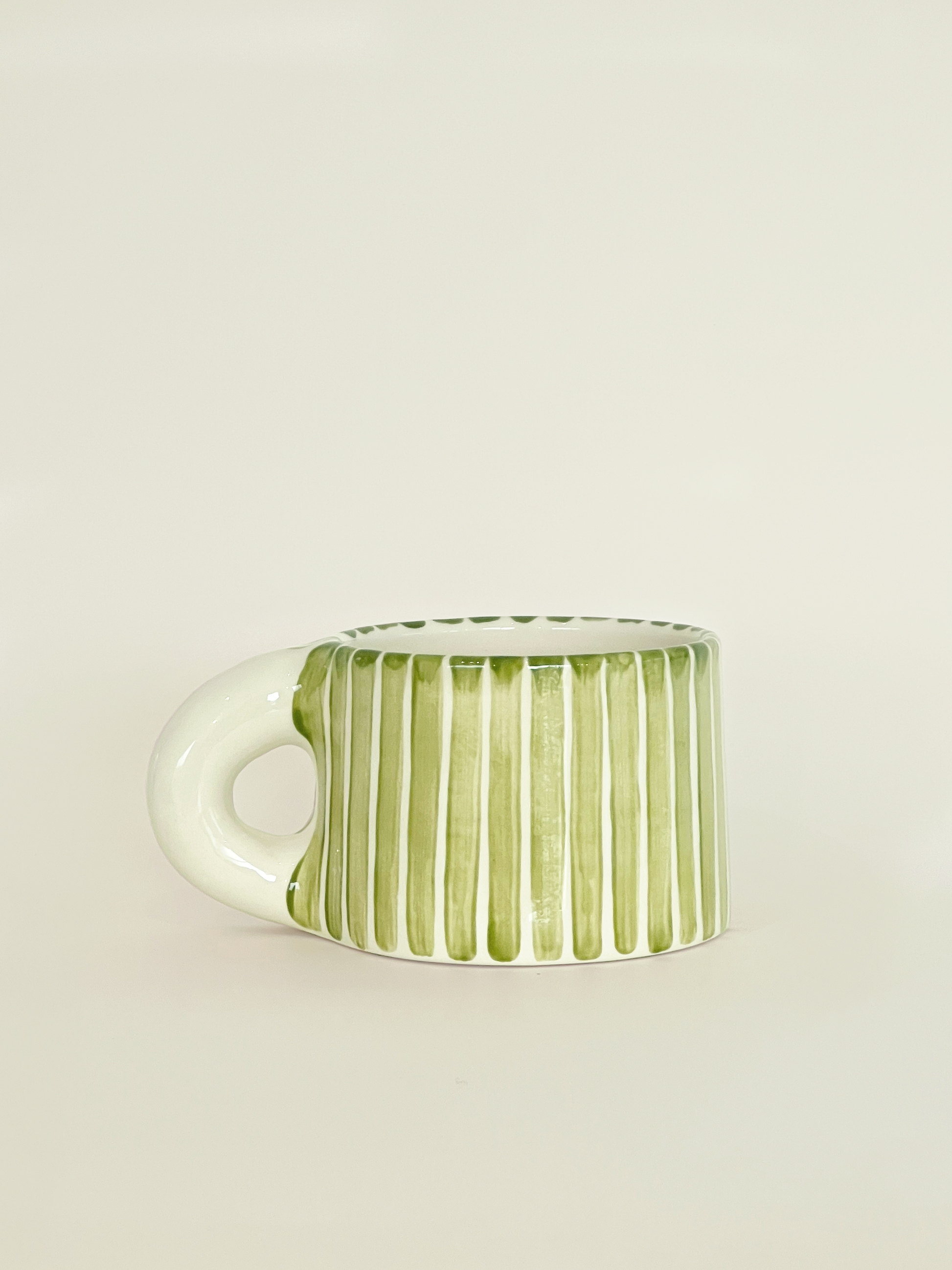 Mug Olive Stripes
