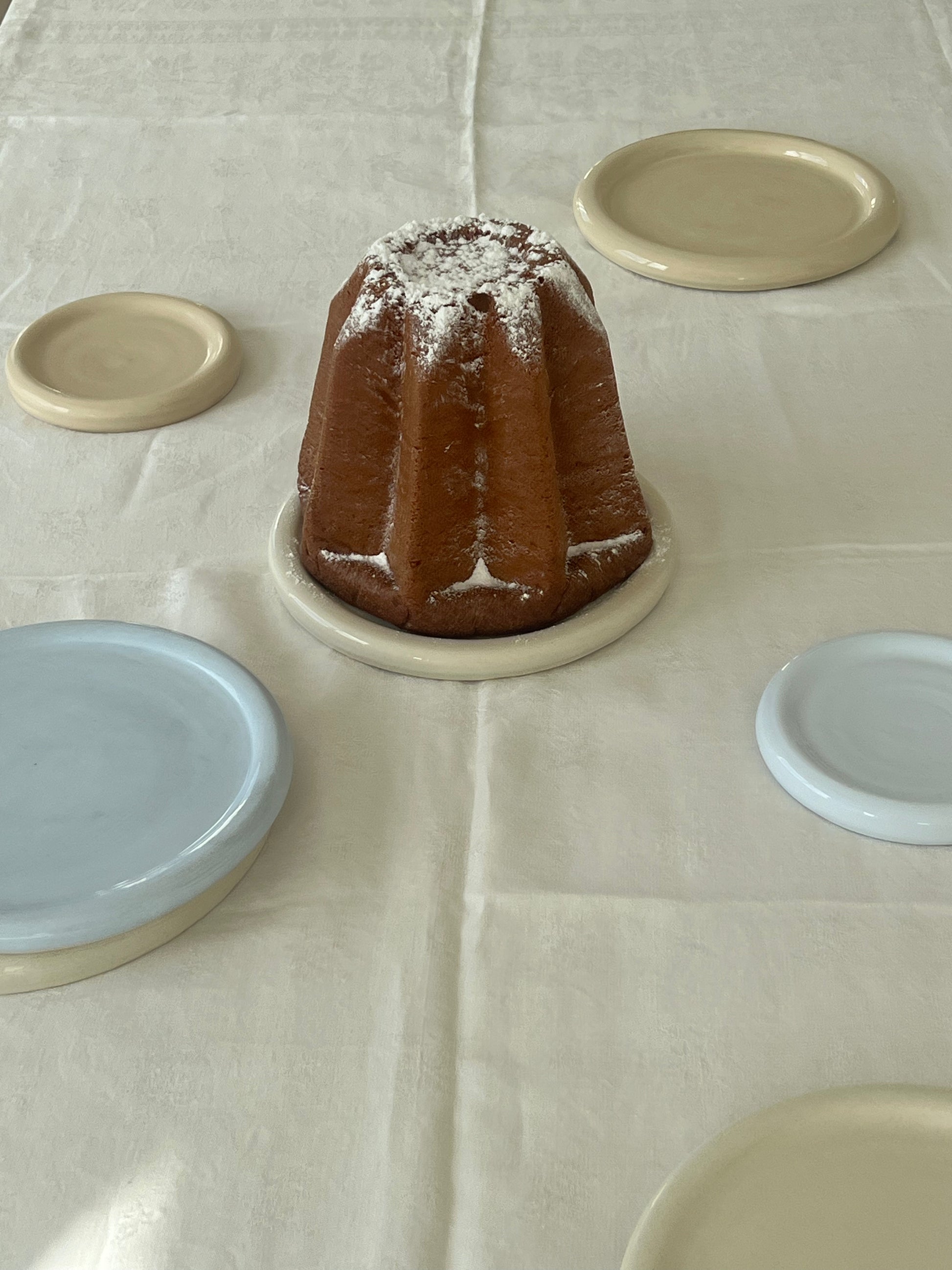 Huge Plate Pale Blue