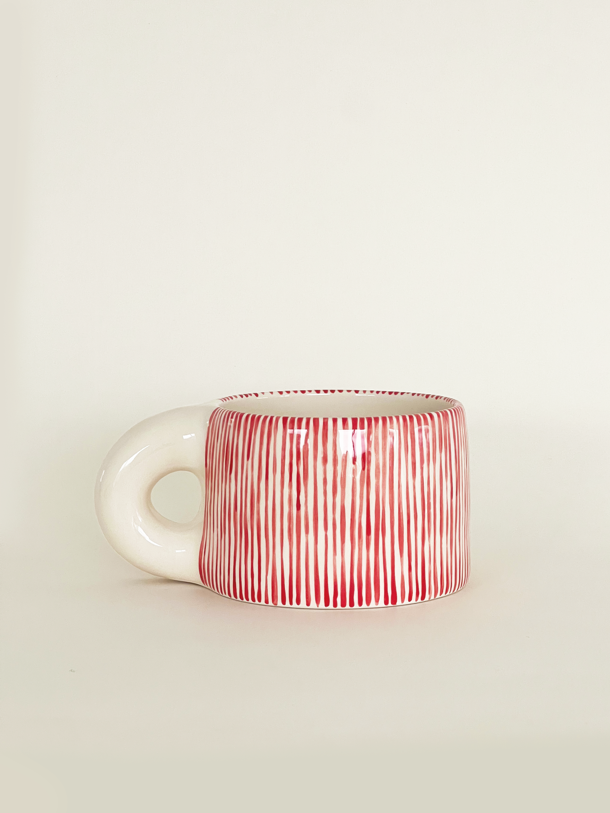Mug Red Linen