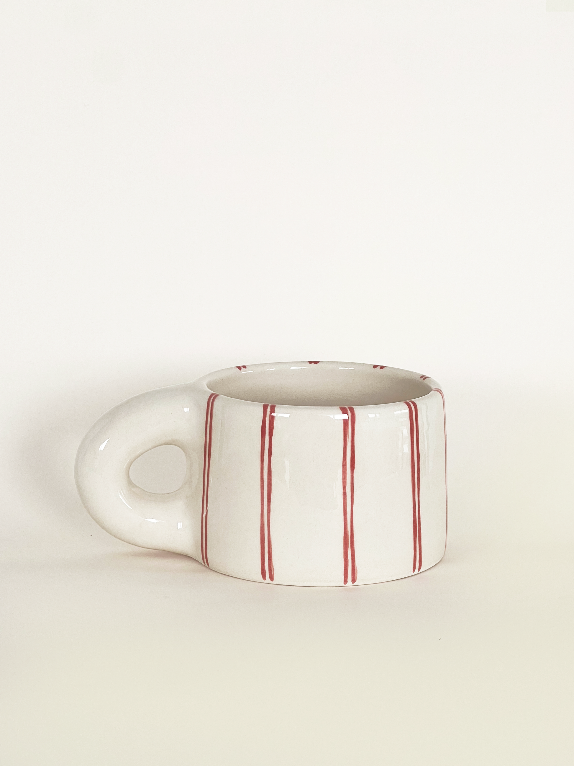 Mug Red Stripes